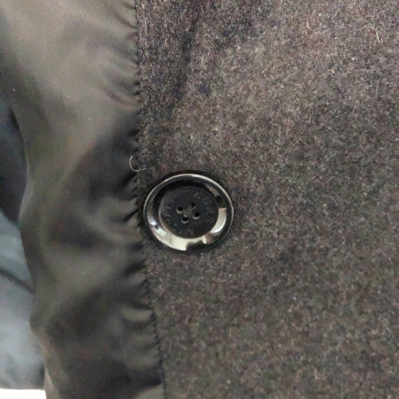 Michael Kors Grey Wool Blend Pea Coat - Picture 9 of 15